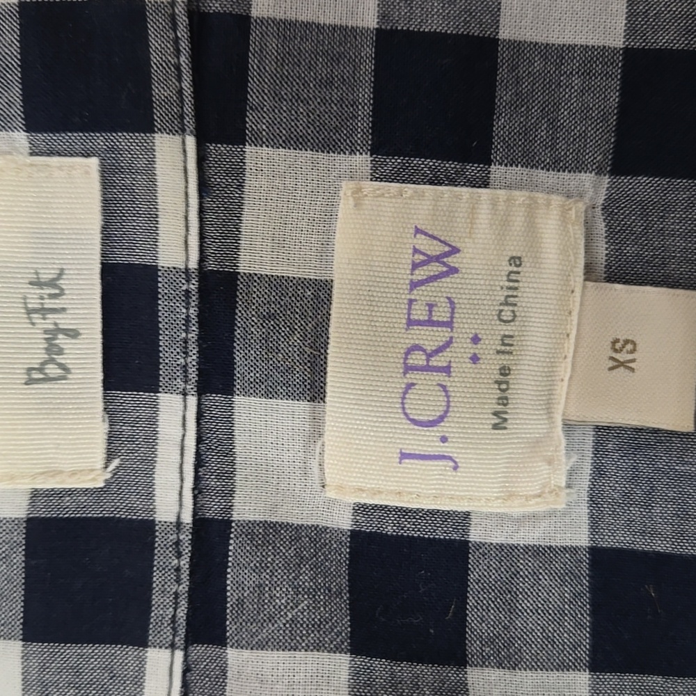 J. Crew Checkered Button-Down - image 6